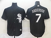 White Sox 10 Yoan Moncada Black Cool Base Jersey,baseball caps,new era cap wholesale,wholesale hats